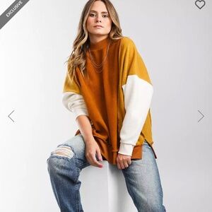 Gilded Intent Oversized Pullover